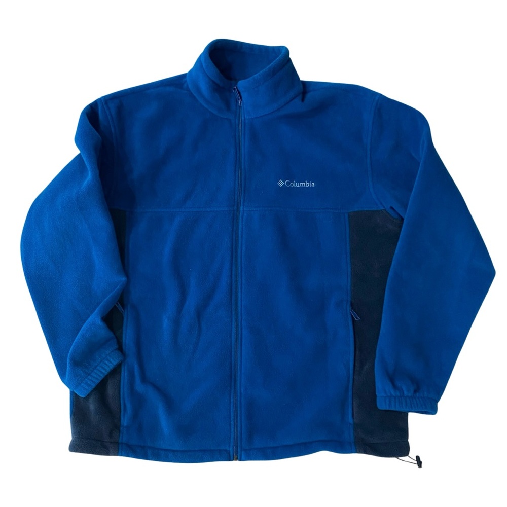 Columbia Full Zip Fleece Jacket, Long Sleeve Zip - XL